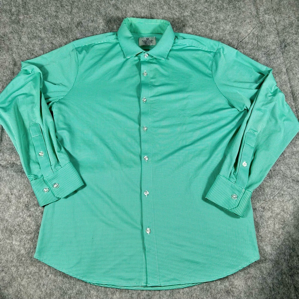 NWOT Mizzen+Main - Spinnaker Collection, large trim fit dress shirt